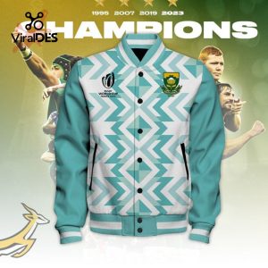 South Africa x Rugby World Cup South Africa Champions White Sport Jacket, Baseball Jacket