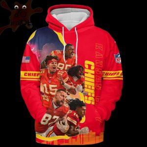 NFL Kansas City Chiefs Super Bowl Special Football Team Style Red Hoodie 3D