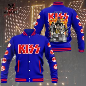 Kiss Band End Of The Road Blue Baseball Jacket, Sport Jacket