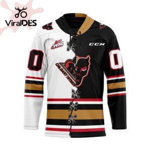 Custom Calgary Hitmen Mix Home And Away Hockey Jersey Personalized Letters Number