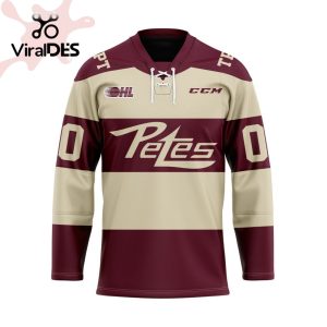 Custom Peterborough Petes Alternate Hockey Jersey Personalized Letters Number