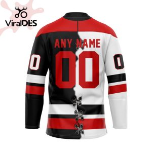 Custom Moose Jaw Warriors Mix Home And Away Hockey Jersey Personalized Letters Number