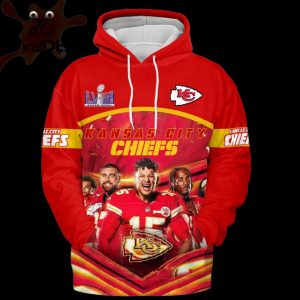 Kansas City Chiefs NFL Super Bowl New Football Team Design Red Hoodie, Jogger, Cap