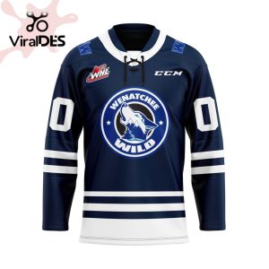 Custom Wenatchee Wild Home Hockey Jersey Personalized Letters Number