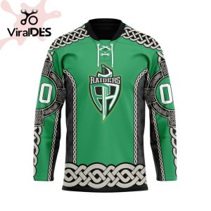 Custom Prince Albert Raiders St Patrick Day Custom Name Custom Number Team Hockey Jersey