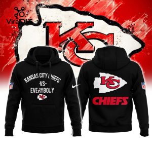 Kansas City Chiefs Vs Everybody Black Hoodie, Jogger, Cap Limited Edition