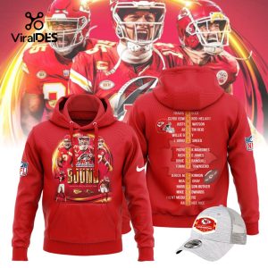 Kansas City Chiefs 2023 NFL Playoff Champions Red Hoodie, Jogger, Cap