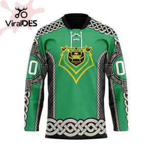 Custom Victoria Royals St Patrick Day Custom Name Custom Number Team Hockey Jersey