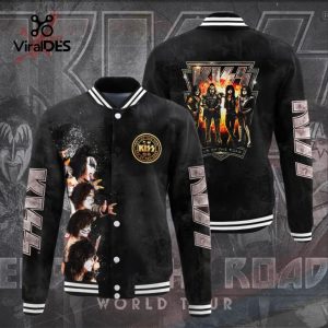 Kiss Band End Of The Road On Stage Special Black Baseball Jacket, Sport Jacket