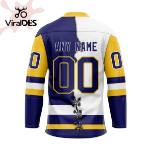 Custom Saskatoon Blades Mix Home And Away Hockey Jersey Personalized Letters Number