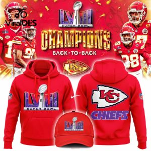 NFL Kansas City Chiefs Super Bowl LVIII Red Hoodie, Jogger, Cap Special Edition