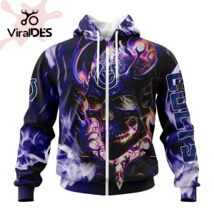 Personalized NFL Indianapolis Colts Limited Skull Art Design Hoodie 3D