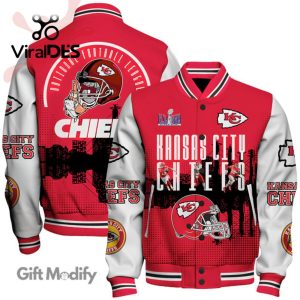 NFL Kansas City Chiefs Super Bowl LVIII Champions Baseball Jacket All Over Printed