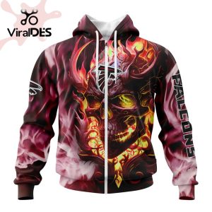 Personalized NFL Atlanta Falcons Limited Skull Art Design Hoodie 3D