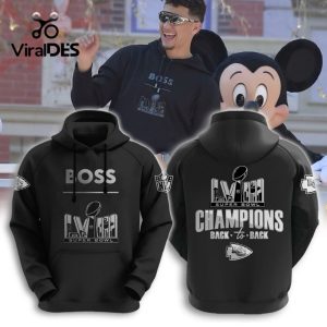 Kansas City Chiefs Super Bowl Patrick Mahomes Boss Black Hoodie, Jogger, Cap Special Edition