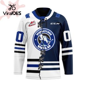 Custom Wenatchee Wild Mix Home And Away Hockey Jersey Personalized Letters Number