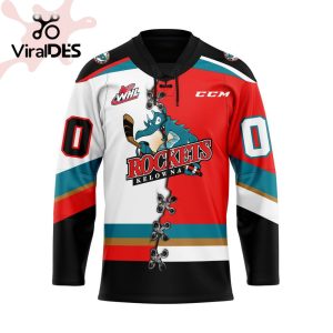 Custom Kelowna Rockets Mix Home And Away Hockey Jersey Personalized Letters Number