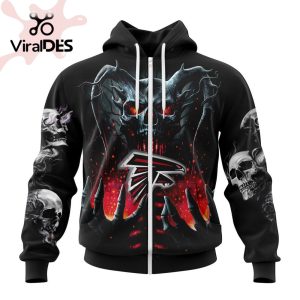 Personalized NFL Atlanta Falcons Special Skull Art Design Hoodie 3D