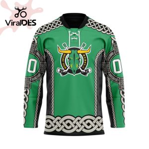 Custom Red Deer Rebels St Patrick Day Custom Name Custom Number Team Hockey Jersey