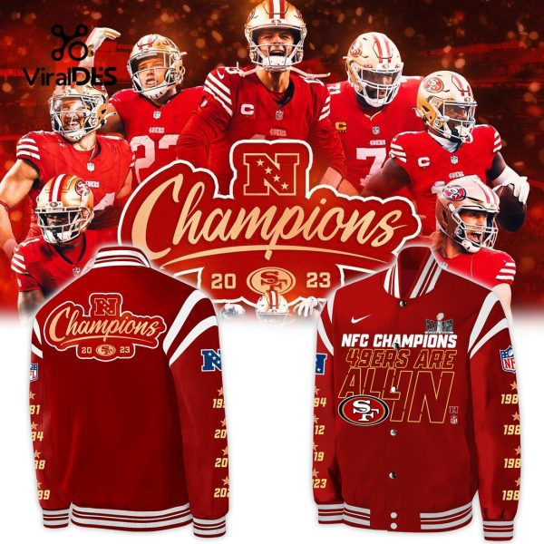 Are All In San Francisco 49ers Championship Team Red Baseball Jacket, Jogger, Cap