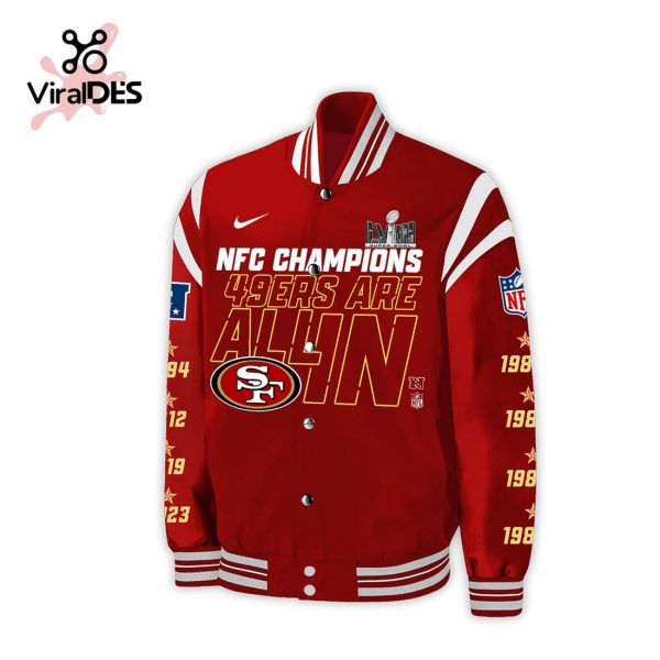 Are All In San Francisco 49ers Championship Team Red Baseball Jacket, Jogger, Cap