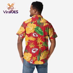 Kansas City Chiefs Team Color Hibiscus Hawaii Shirt Limited Edition