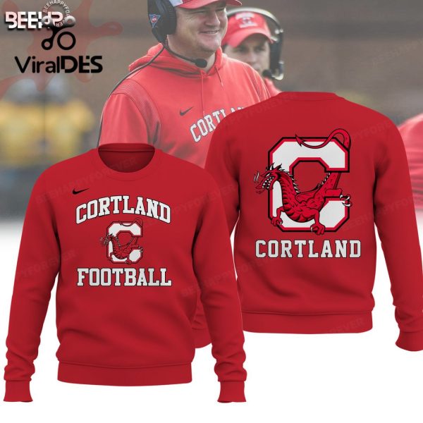 Cortland Red Dragons Hoodie, Jogger, Cap – Red