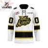 Custom Brandon Wheat Kings Home Hockey Jersey Personalized Letters Number