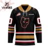 Custom Calgary Hitmen Mix Home And Away Hockey Jersey Personalized Letters Number