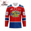 Custom Edmonton Oil Kings Mix Home And Away Hockey Jersey Personalized Letters Number