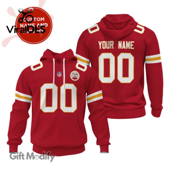 Custom Kansas City Chiefs LVIII Super Bowl Champion Red Design Hoodie 3D