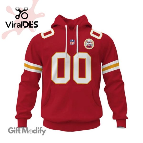 Custom Kansas City Chiefs LVIII Super Bowl Champion Red Design Hoodie 3D