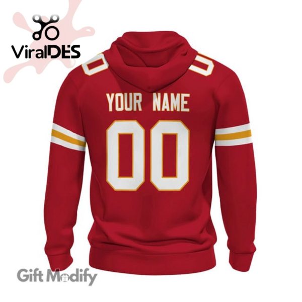 Custom Kansas City Chiefs LVIII Super Bowl Champion Red Design Hoodie 3D