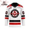 Custom Portland Winterhawks Away Hockey Jersey Personalized Letters Number