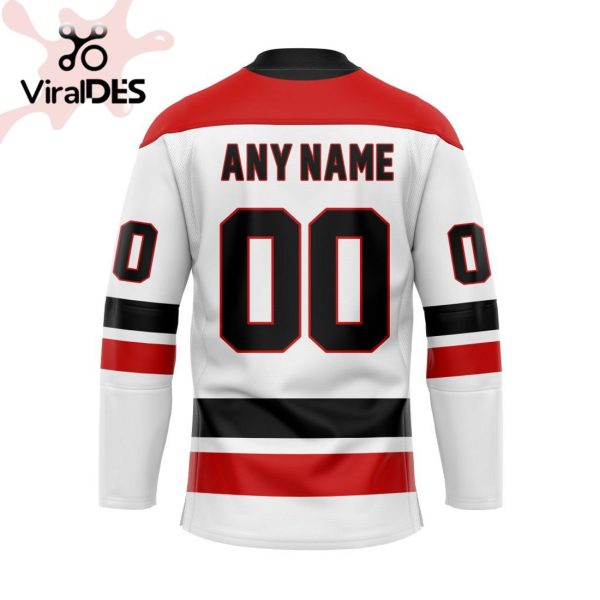 Custom Moose Jaw Warriors Away Hockey Jersey Personalized Letters Number