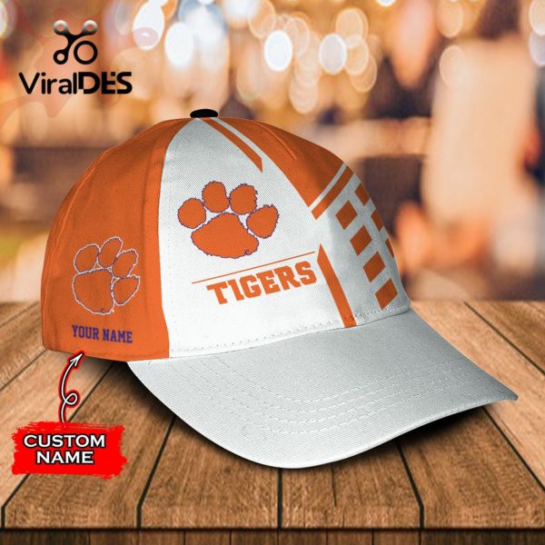 Custom Name Clemson Tigers Polo, Cap Limited Edition