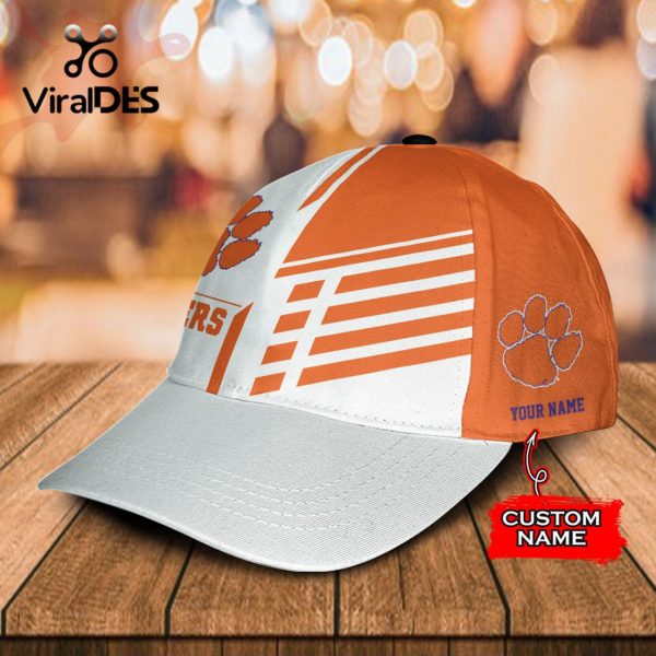 Custom Name Clemson Tigers Polo, Cap Limited Edition