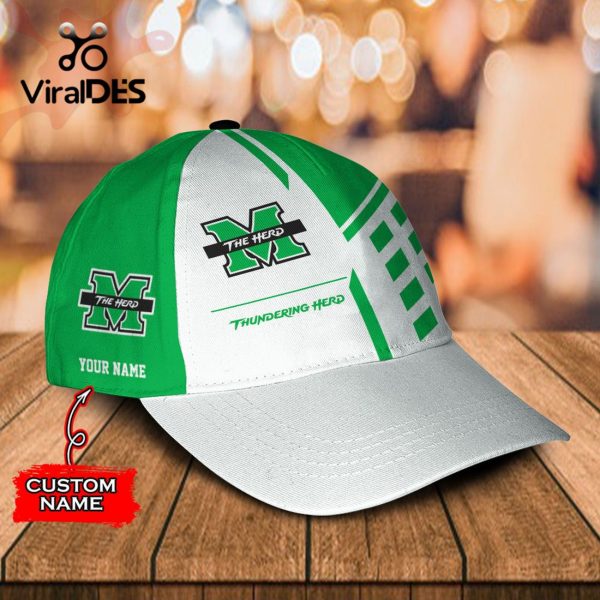 Custom Name Marshall Thundering Herd Polo, Cap Limited Edition