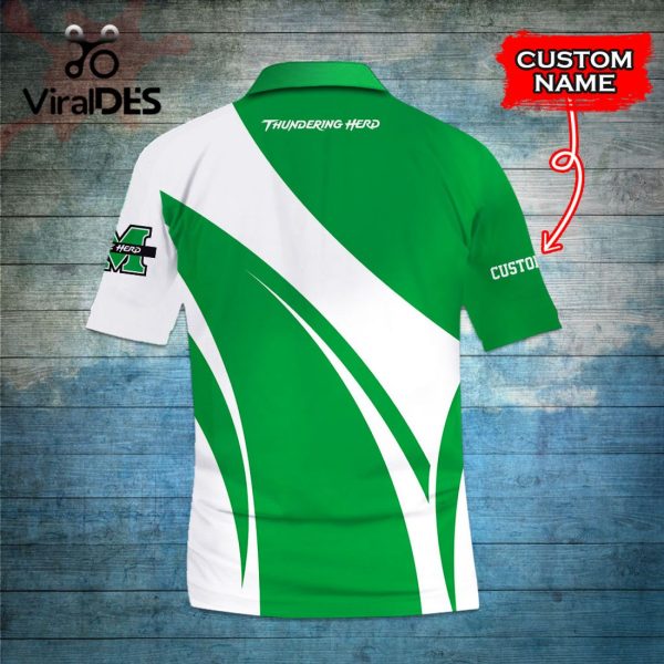 Custom Name Marshall Thundering Herd Polo, Cap Limited Edition