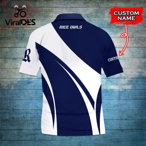 Custom Name Rice Owls Polo, Cap Limited Edition