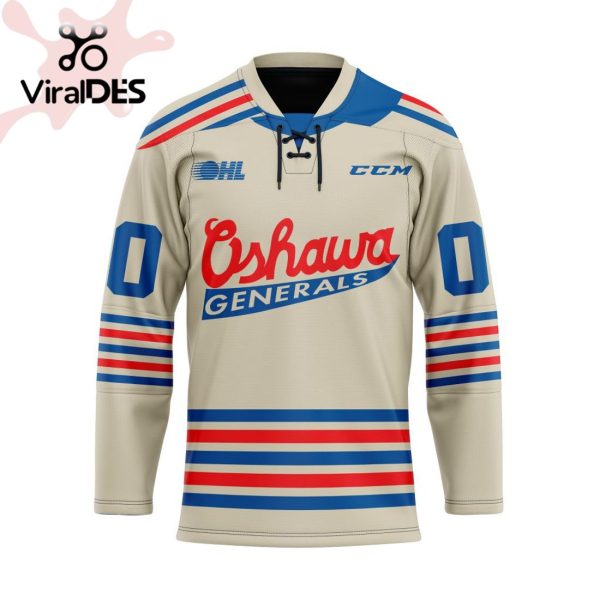 Custom Oshawa Generals Alternate Hockey Jersey Personalized Letters Number