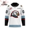 Custom Moose Jaw Warriors Away Hockey Jersey Personalized Letters Number