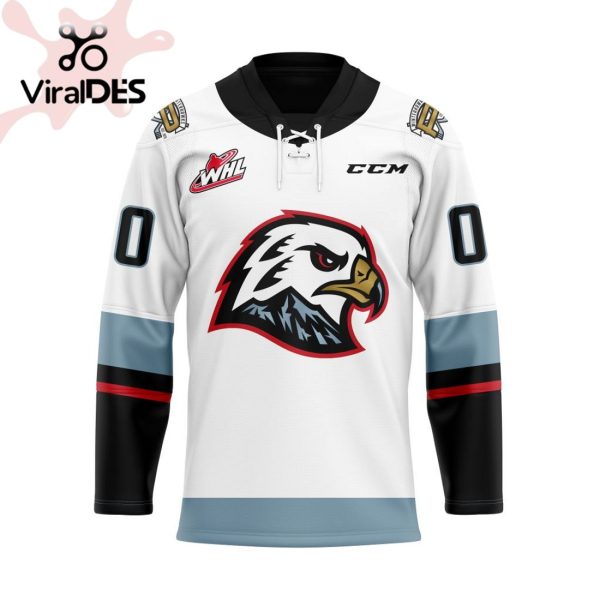 Custom Portland Winterhawks Away Hockey Jersey Personalized Letters Number