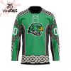 Custom Victoria Royals St Patrick Day Custom Name Custom Number Team Hockey Jersey