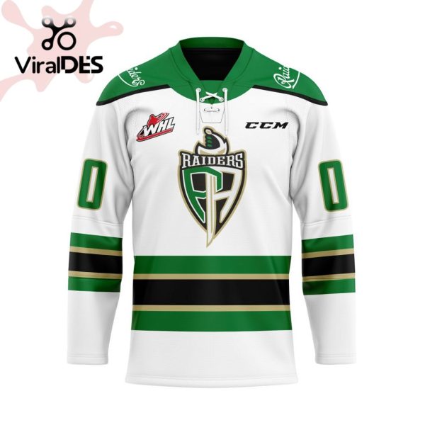 Custom Prince Albert Raiders Away Hockey Jersey Personalized Letters Number