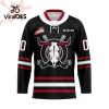 Custom Red Deer Rebels Away Hockey Jersey Personalized Letters Number