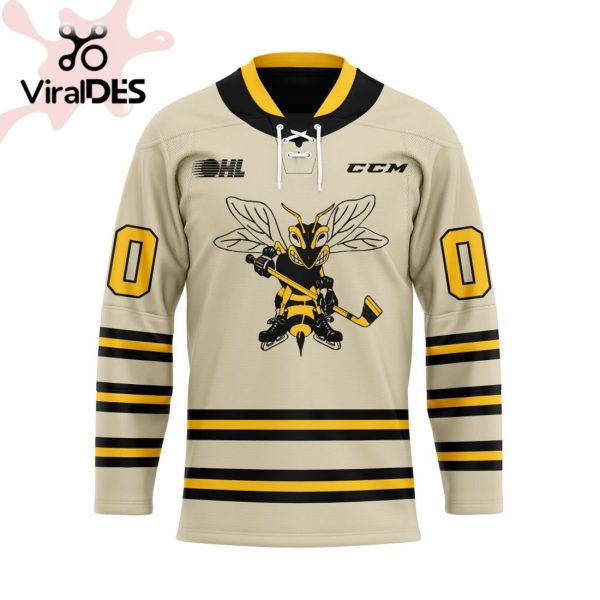 Custom Sarnia Sting Alternate Hockey Jersey Personalized Letters Number