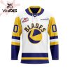 Custom Saskatoon Blades Home Hockey Jersey Personalized Letters Number