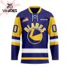 Custom Saskatoon Blades Away Hockey Jersey Personalized Letters Number