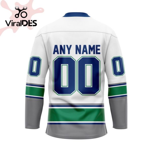 Custom Seattle Thunderbirds Away Hockey Jersey Personalized Letters Number